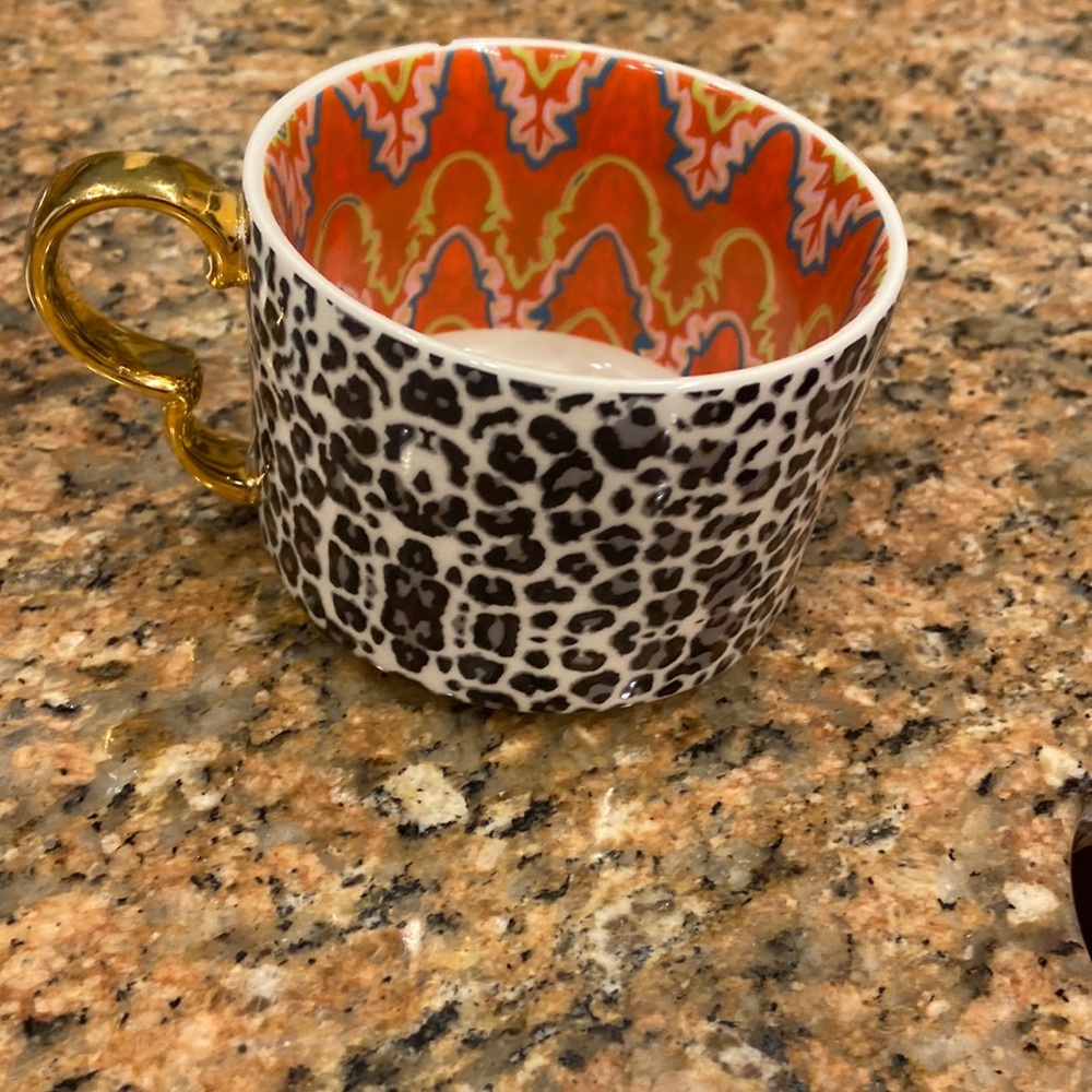 ISO Anthropologie Chelsea Animal Print Gilded Mug